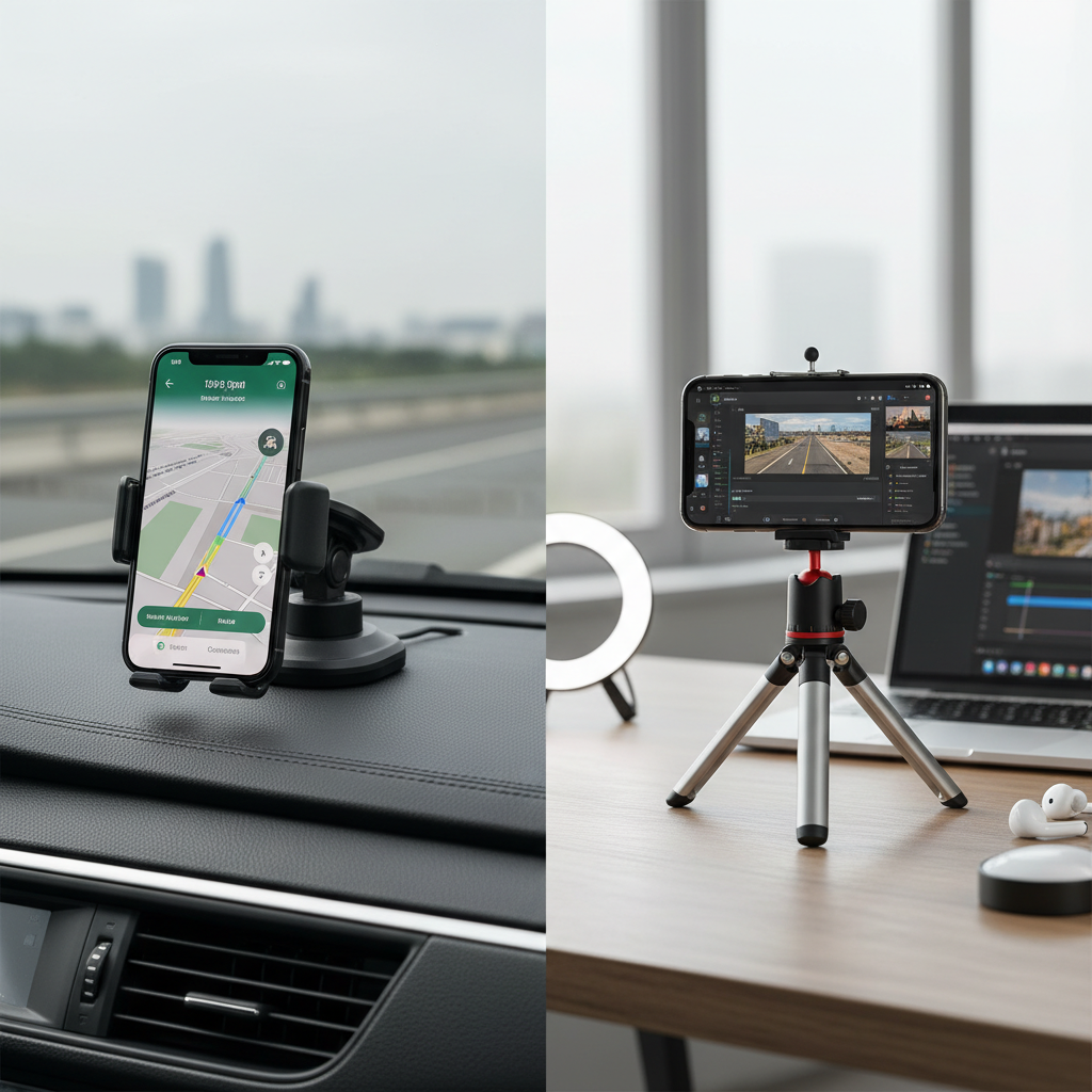 Phone Holder vs. Tripod: Choosing Your Ideal Smartphone Support